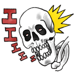 スカルでドクロなスタンプ Line スタンプ Line Store スカルでドクロなスタンプ Line スタンプ Line Store