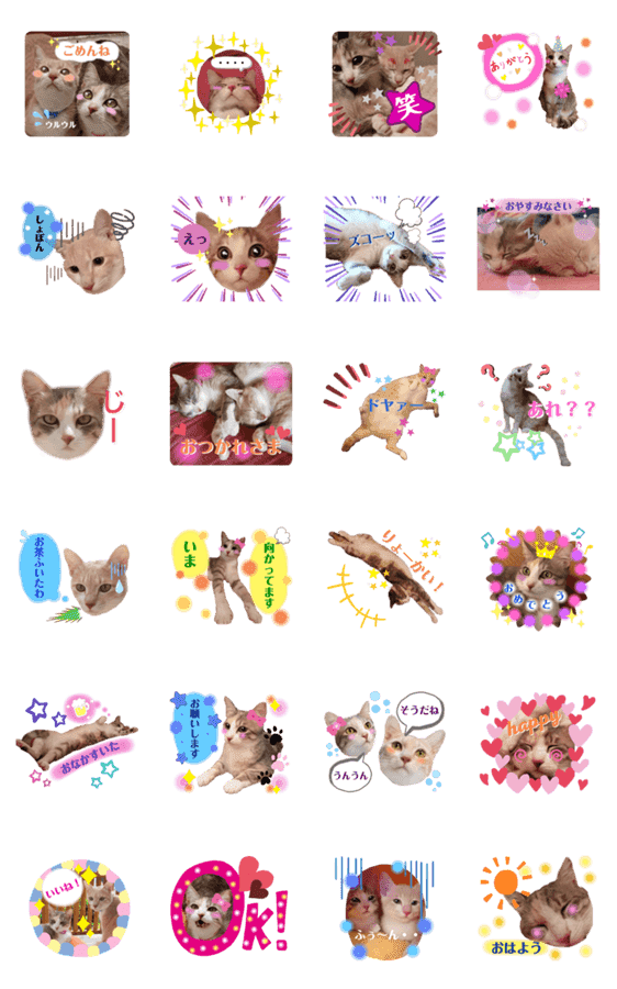 猫のトボ メメ Lineクリエイターズスタンプ Stamplist