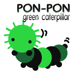 PON-PON green caterpillar