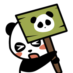 Emotional panda