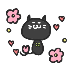 black cats clover