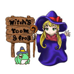 witch's room & frog