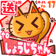 Cute cat's name sticker2 MY130120N19