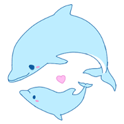 Dolphin sticker! Dolphin sticker!