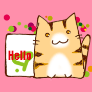 Message board with cat and others
