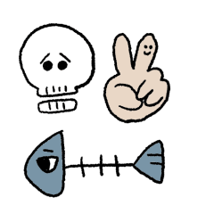 bones' stickers