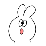 Very cute rabbit Sticker