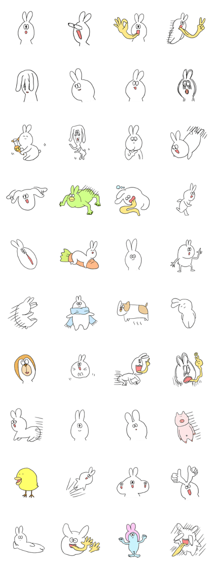 Very cute rabbit Sticker