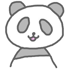 "Yurufuwa" Panda sticker