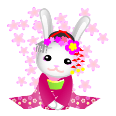 京都方言的舞妓兔子
