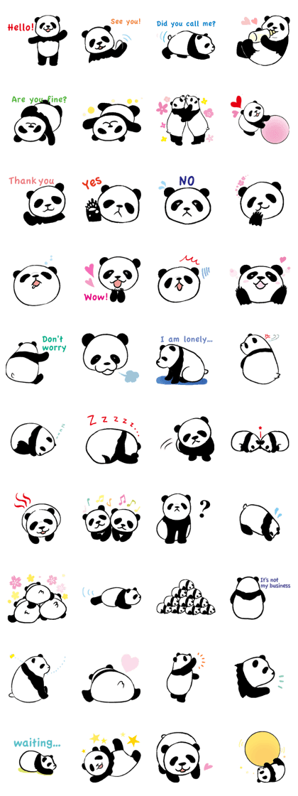 English ver. Cute! Baby PANDA