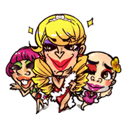 A dirty three-person daughter