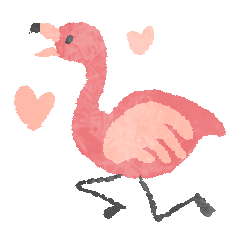 Flamingo sticker