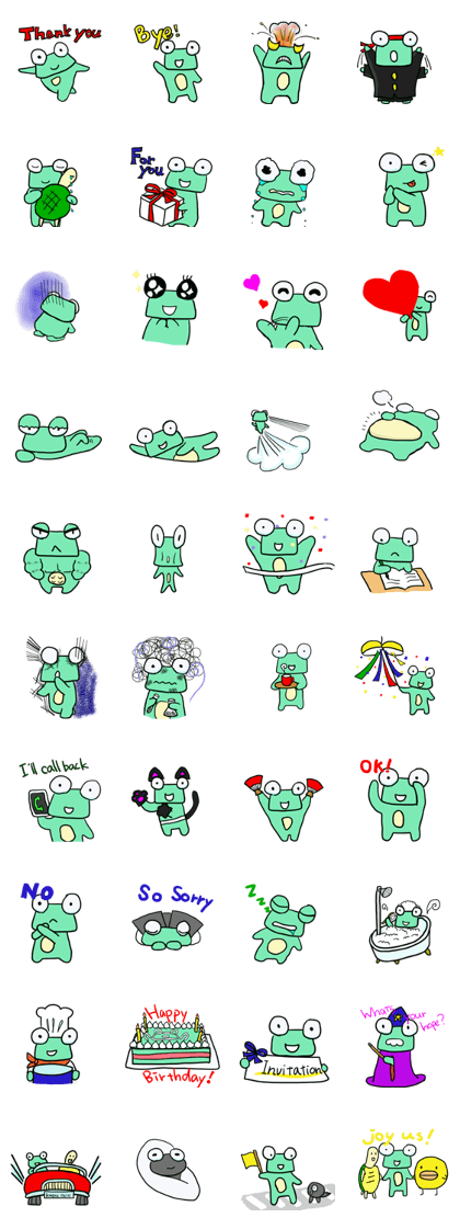 Squar face,Frog family