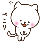 pretty domestic cat sticker