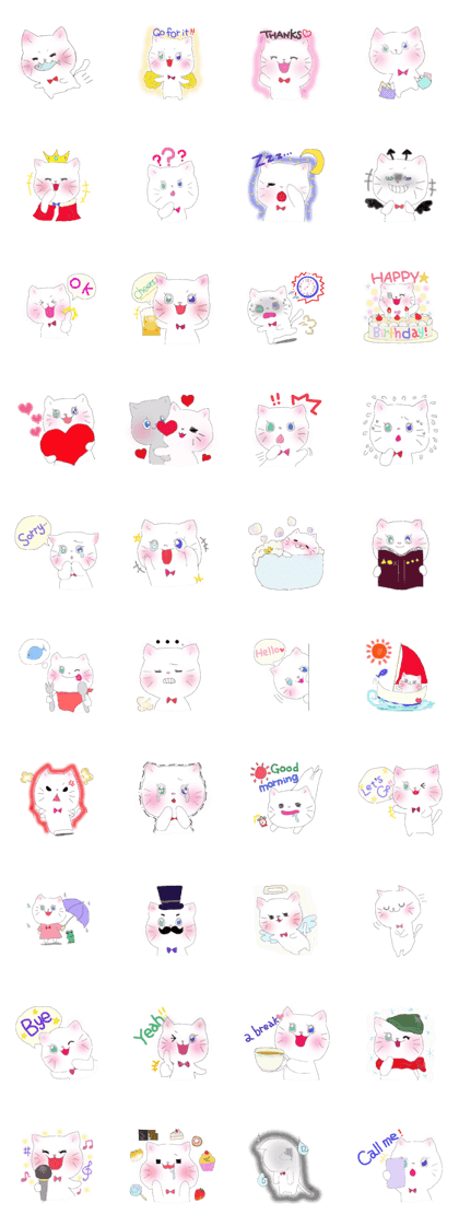 White cat"CANDY"