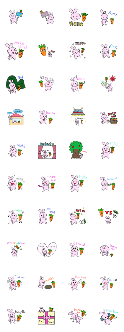 Happy Rabbit & Carrot 2nd season.