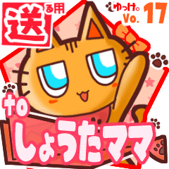 Cute cat's name sticker2 MY140120N01