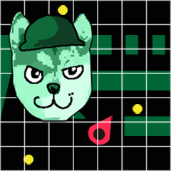 green_armydog_map_Sticker