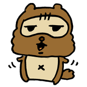 Kansai useless raccoon dog