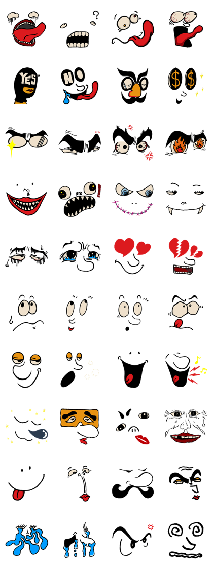 The Face Sticker