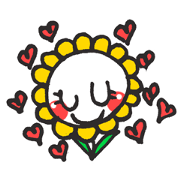 happy smile flower