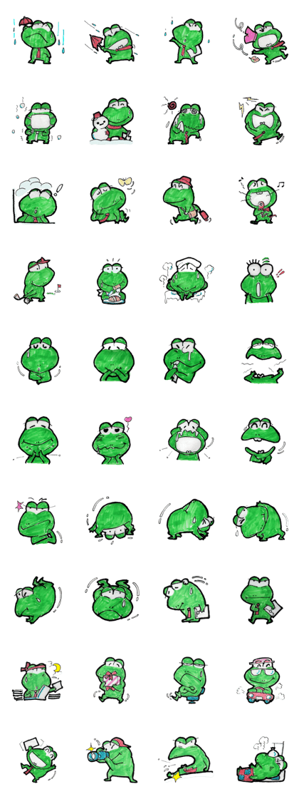 It is the Sticker of the frog.