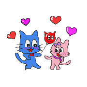 Blue cat "Marin" to call happiness