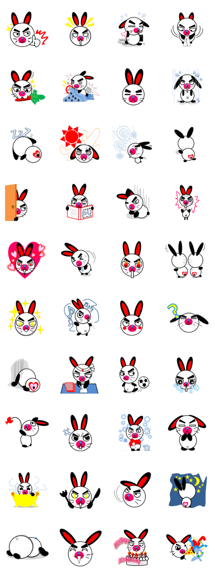rabbit of a black ear.