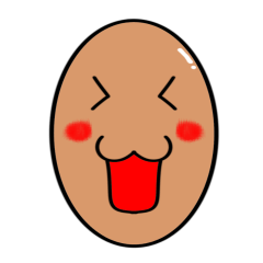 kawaii egg face tama