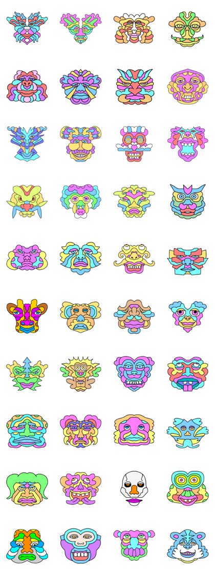 Variant Mask Sticker