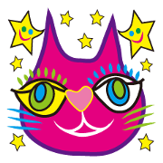 SHOCKING PINKiee the Cat <English Ver.1>