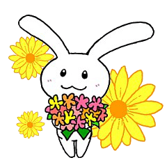 Happy rabbit Usako