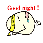 An egg man's sticker