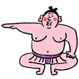 Sumo Wrestler Sticker