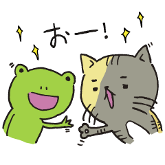 Fun FX trade with pretty Frog and Cat<1>