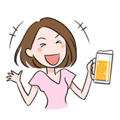 Enjoy Drinking Line Stickers Line Store Enjoy Drinking Line Stickers Line Store