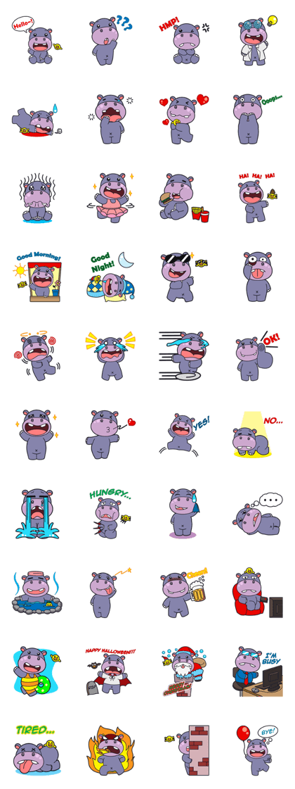 Jumbo - the big & cute hippo -