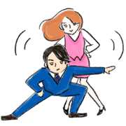 Sticker for business person