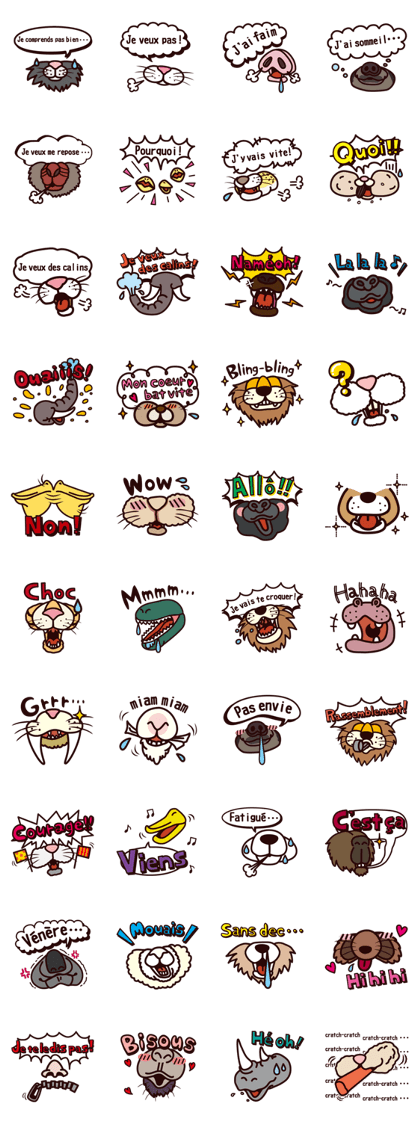 Talkative animals (Only noses!) [FRA]