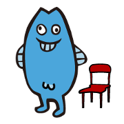 standing fish