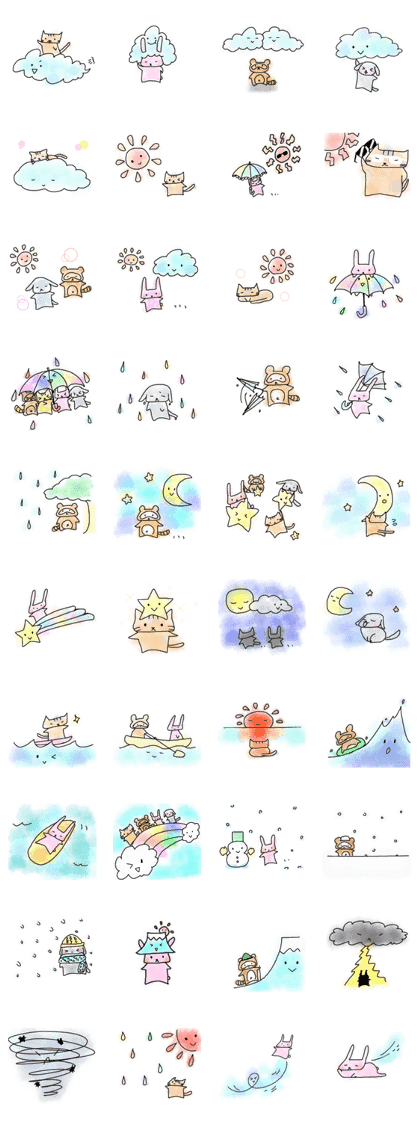 All Weather Animal Sticker