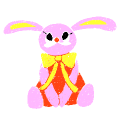 crayons bunny