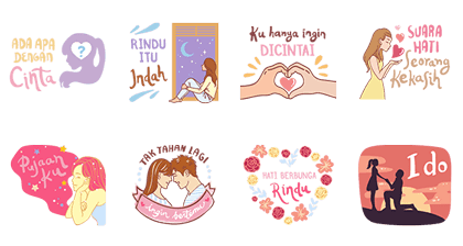 Melly: Love Movie Soundtrack Stickers