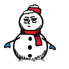 Sticker of the Snowman