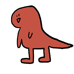 dinosaur's sticker