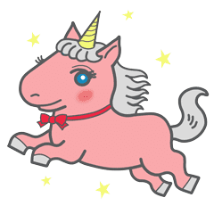 Cute Pink Unicorn Line Stickers Line Store Cute Pink Unicorn Line Stickers Line Store
