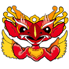 Balinese God's Bird Garuda (Red Ver.)
