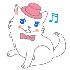 Pink hat cat 2