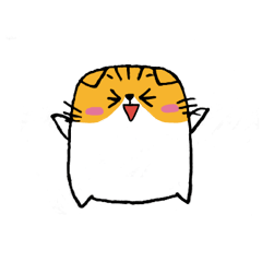 Scottish fold Chata Stickers